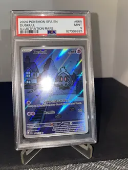 Pokemon 2024 Duskull 068/064 Illustration Rare Shrouded Fable PSA 9 - Image 1