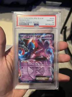 PSA 10 Deoxys EX 025/051 1st Edition Spiral Force Pokemon Japanese - Image 1