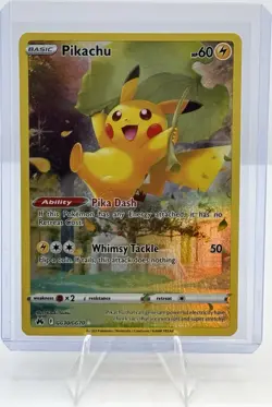 Pokemon Pikachu GG30/GG70 Crown Zenith Galarian Gallery Ultra Rare Holo 2023 - Image 1