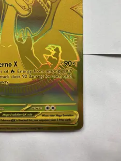 Mega Charizard X EX 130/094 Phantasmal Flames Holo Mega Hyper Rare Pokemon TCG - Image 5