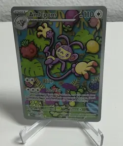 Ambipom - 107/094 ME02: Phantasmal Flames Pokemon TCG Illustration Rare NM - Image 1