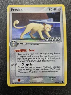 Pokemon EX Delta Species Persian Stamped Reverse Holo 50/113 EXC-NEAR MINT - Image 1