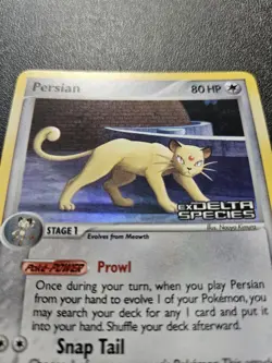 Pokemon EX Delta Species Persian Stamped Reverse Holo 50/113 EXC-NEAR MINT - Image 2