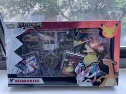Pokemon TCG 25th Celebrations V Memories Collection Box Lance Charizard Sylveon 820650809392 - Image 1