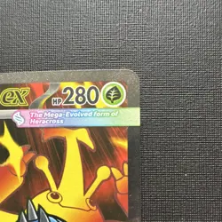 Pokemon Mega Heracross EX XY Phantom Forces Ultra Rare Holo 280 HP 108/094 - Image 4