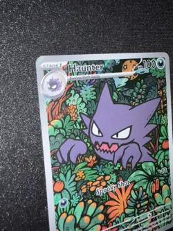 Pokemon Haunter Mega Evolution Promo 027 Illustration Rare Holo Promo - Image 4