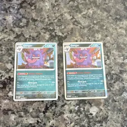 Pokemon TCG SM Unbroken Bonds Gengar 66/214 English Regular Lot of 2 - Image 1