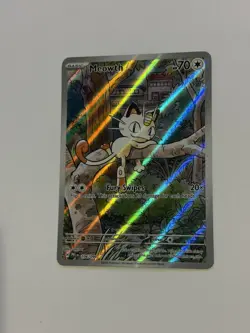 Pokemon TCG Meowth #106/094 M02: Phantasmal Flames Illustration Rare Holo - Image 1