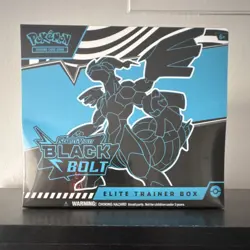 Pokemon TCG Scarlet & Violet Black Bolt Elite Trainer Box Thundurus 2025 - Image 1