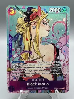 Black Maria (Illustration Box Vol.2) OP08-074 One Piece Promotion Cards Foil - Image 1