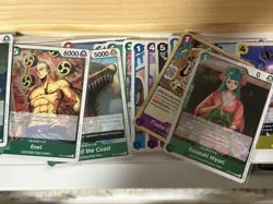 50 Rare Foil & Non rare Special Foil English One Piece OP01 to OP15 Lot Random - Image 1