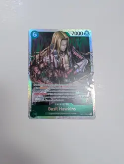 One Piece - Basil Hawkins - OP07-029 Reprint (Foil) - PRB-02 NM/M Condition - Image 1