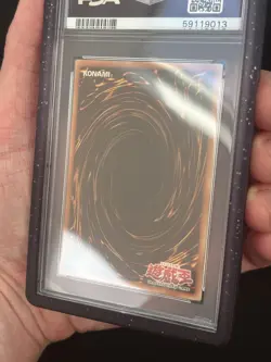 2002 YU-GI-OH! RED EYES BLACK DRAGON LOB-070 1ST EDITION CARD PSA 7 - Image 2