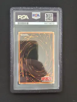 2002 YU-GI-OH! RED EYES BLACK DRAGON LOB-070 1ST EDITION CARD PSA 7 - Image 3
