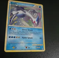 Pokemon TCG Lugia Holo Rare Card Call of Legends Series 15/95 NM Condition SWIRL - Image 1
