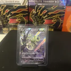 Pokemon TCG Celebi v 245/264 Fusion Strike Alternate Art Rare Holo Card - Image 3