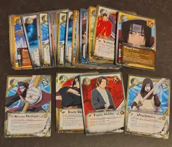 Small Lot of 2002 Naruto TCG Cards - Orochimaru, Fugaku Uchiha, Kisame Hoshigaki - Image 1