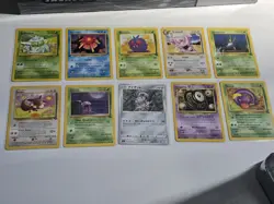 Pokemon Card Lot Card WOTC Vintage Collection - NM-DMG - 10x Non English Cards - Image 1
