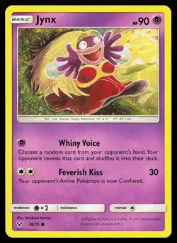 Jynx 38/73 Common Shining Legends Tomokazu Komiya Pokemon Card - Image 1