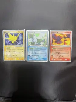 Pokemon Cards Black Star Promo Lot Moltres EX 031 Articuno EX 032 Zapdos EX 033 - Image 1