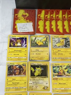 Pokemon TCG Vintage & Modern Pikachu 17 NM/MINT Card ETBs Pin & Coin Lot 🔥 🔥⚡ - Image 2