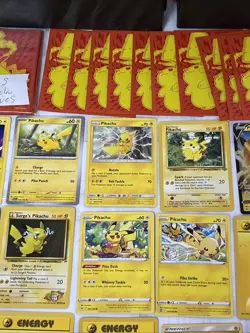 Pokemon TCG Vintage & Modern Pikachu 17 NM/MINT Card ETBs Pin & Coin Lot 🔥 🔥⚡ - Image 3