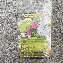 SEALED Pokemon Shaymin EX XY148 Black Star Promo Holo EX Card - XY Set - Image 1