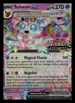 Sylveon ex - (Prismatic Evolutions Stamp) Holo Promo Miscellaneous Cards & Produ - Image 1