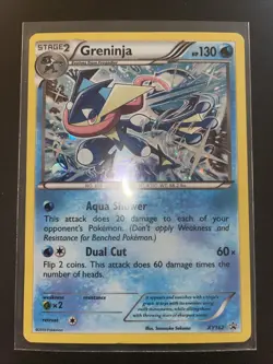 Pokemon 2016 XY Promo Cosmo Foil Greninja Card - Image 2