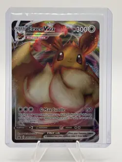 Pokemon Eevee VMAX SWSH087 Sword & Shield Promo Full Art Holo 300HP Card - Image 1