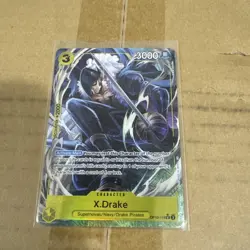 X.Drake Alt Art Foil OP10-114 Premium Booster Vol.2 3000 Power Character Card - Image 1