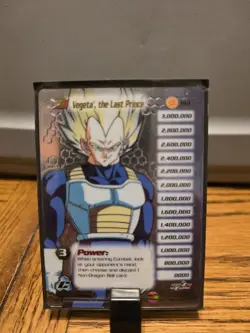 2001 Score DBZ Vegeta The Last Prince Hi-Tech Foil Limited Cell Saga Card LP - Image 1