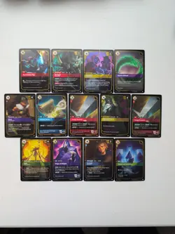 Lot Of (13) League Of Legends Riftbound Spiritforged Rare FOIL Cards - Image 1