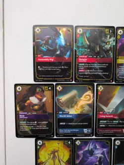 Lot Of (13) League Of Legends Riftbound Spiritforged Rare FOIL Cards - Image 2