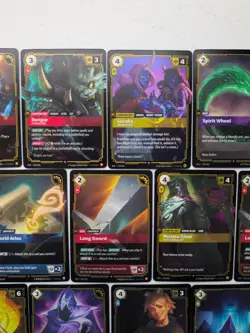 Lot Of (13) League Of Legends Riftbound Spiritforged Rare FOIL Cards - Image 3