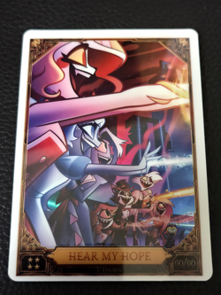 Hazbin Hotel Season 2 1st Edition Card - Hear my Hope 60/60 - Optichrome - Image 1
