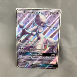 Mewtwo GX 72/73 Shining Legends Full Art Ultra Rare Holo Pokemon Card 190 HP GX - Image 1