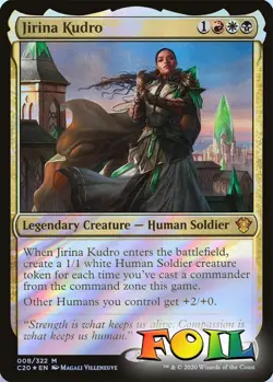 Jirina Kudro 0008 MTG Commander 2020 Mythic NP Foil - Image 1
