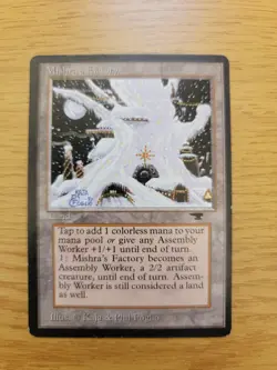 Mishra’s Factory (Winter), Antiquities. MTG. LP. Land - Magic the Gathering - Image 1