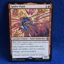 Spider-Punk Marvel's Spider-Man RARE. NM. - Image 1