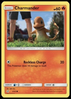 Pokemon - Detective Pikachu - Charmander - 4/18 - Holo - NM/M - Image 1