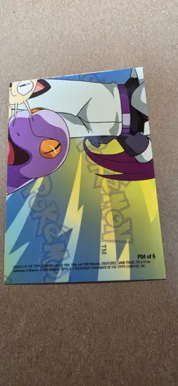Topps Pokemon TV Animation Edition Series 3 Rainbow Holo Foil P04 Of 6 - Image 3