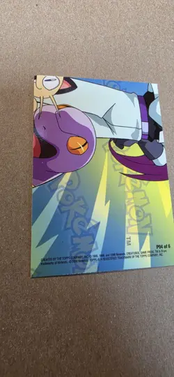 Topps Pokemon TV Animation Edition Series 3 Rainbow Holo Foil P04 Of 6 - Image 4