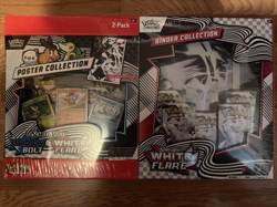 Pokemon TCG: Scarlet & Violet-White Flare Binder Collection and Unova Poster Col - Image 1