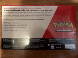 Pokemon TCG: Scarlet & Violet-White Flare Binder Collection and Unova Poster Col - Image 2