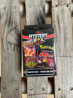 NEW Sealed Pokemon Team Rocket Mystery Box 3 Booster Packs (Seeded Chase Pack) - Image 1