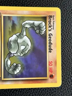 Pokemon 1st First Edition Gym Challenge #68 Brock's Geodude LP WOTC Vintage - Image 2