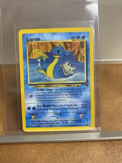 Pokemon TCG Lapras 12/18 Southern Islands LP Condition - Image 1