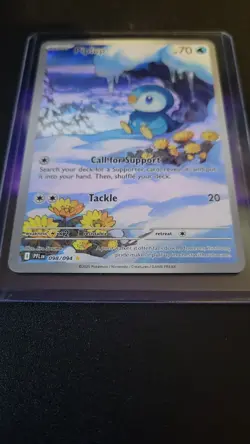 Pokemon Piplup Illustration Rare Holo 098/094 Phantasmal Flames 70 HP - Image 2