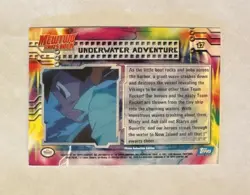 "Underwater Adventure" #17 - Pokemon Mewtwo Strikes Back Topps Blue Label - LP - Image 2